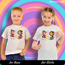 Happy Navaratri Graphic Print T-Shirt - 100% Cotton, Half Sleeve, Unisex Fit, White