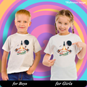 I Love My Bharat Graphic Print T-Shirt - 100% Cotton, Half Sleeve, Unisex Fit, White