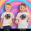 Vande Mataram Graphic Print T-Shirt - 100% Cotton, Half Sleeve, Unisex Fit, White