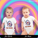 Doraemon the Warrior Graphic Print Romper - 100% Cotton, Half Sleeve, Unisex Fit, White | Holi Romper / Onesies