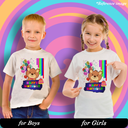 Happy Birthday Graphic Print T-Shirt - 100% Cotton, Half Sleeve, Unisex Fit, White