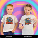 Paw Control - Guardians Crew Graphic Print T-Shirt - 100% Cotton, Half Sleeve, Unisex Fit, White