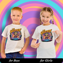 I am Groovin Graphic Print T-Shirt - 100% Cotton, Half Sleeve, Unisex Fit, White