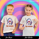 Doraemon the Warrior Graphic Print T-Shirt - 100% Cotton, Half Sleeve, Unisex Fit, White