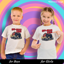 Off-Road King Graphic Print T-Shirt - 100% Cotton, Half Sleeve, Unisex Fit, White