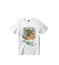 Vande Mataram Graphic Print T-Shirt - 100% Cotton, Half Sleeve, Unisex Fit, White