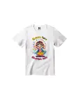 Chogada tara Chhabeela tara Graphic Print T-Shirt - 100% Cotton, Half Sleeve, White for Girls