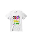Half Way to One Graphic Print T-Shirt - 100% Cotton, Half Sleeve, Unisex Fit, White