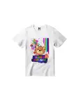 Happy Birthday Graphic Print T-Shirt - 100% Cotton, Half Sleeve, Unisex Fit, White