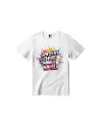 Snapchat Chor Holi Khel Graphic Print T-Shirt - 100% Cotton, Half Sleeve, Unisex Fit, White | Holi T-Shirt