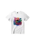 Rang Barse Graphic Print T-Shirt - 100% Cotton, Half Sleeve, Unisex Fit, White | Holi T-Shirt