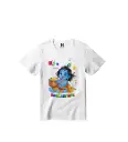My First Janmashtami Graphic Print T-Shirt - 100% Cotton, Half Sleeve, Unisex Fit, White