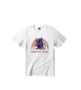 Dreamy Owl Graphic Print T-Shirt - 100% Cotton, Half Sleeve, Unisex Fit, White