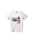 Balam Pichkari Graphic Print T-Shirt - 100% Cotton, Half Sleeve, Unisex Fit, White | Holi T-Shirt