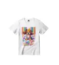 Birthday Vibes Graphic Print T-Shirt - 100% Cotton, Half Sleeve, Unisex Fit, White
