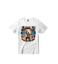 Believe in the Shield Graphic Print T-Shirt - 100% Cotton, Half Sleeve, Unisex Fit, White