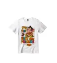 My First Best Friends Graphic Print 100% Cotton Unisex Half Sleeve White T-shirt