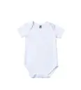 Classic (Plain) White Half Sleeve Unisex Romper/Onesies 